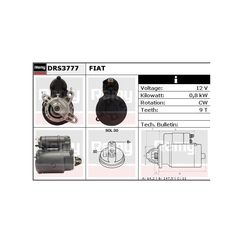 DEMARREUR - REMY REMANUFACTURED - F