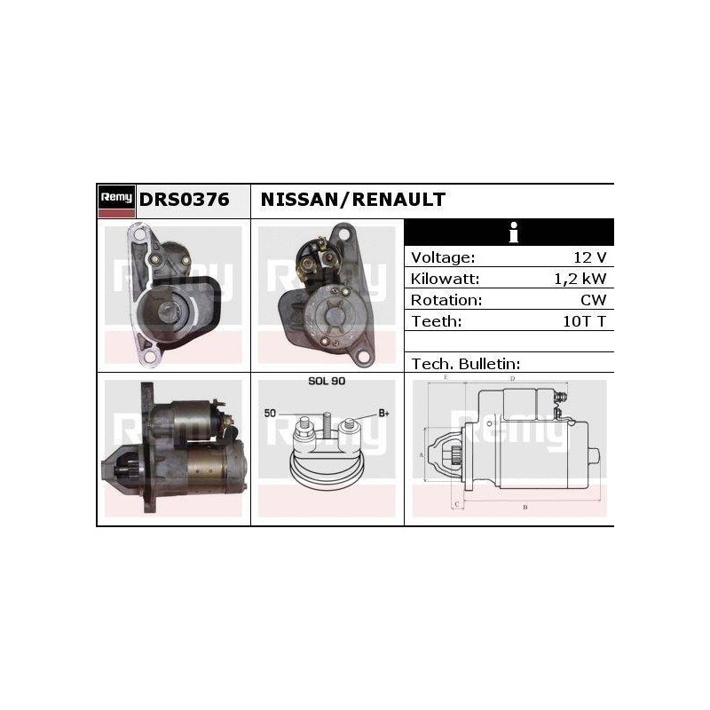 DEMARREUR - REMY REMANUFACTURED - N