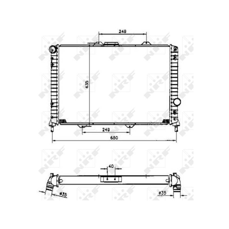 RAD LANCIA LYBRA 1.9D 00- RADIATORS