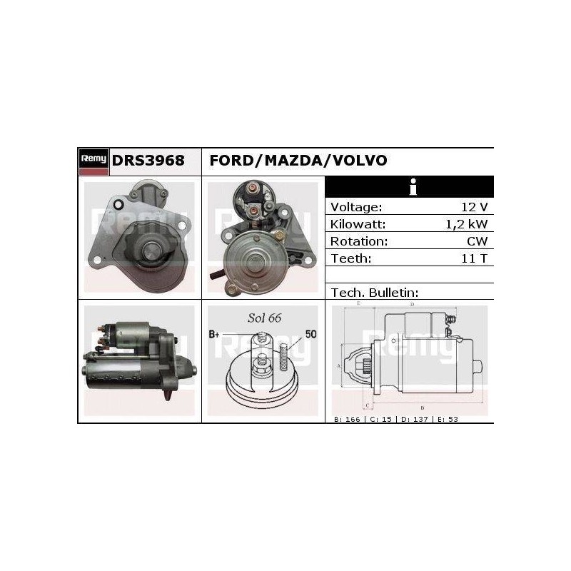 DEMARREUR - REMY REMANUFACTURED - F