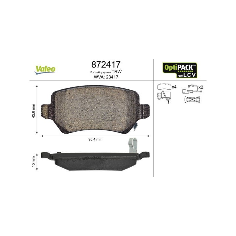 OPTIPACK POUR LCV OPEL COMBO/COMBO
