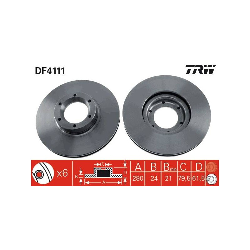 PAIRE DE DISQUES