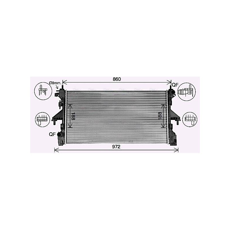 RAD EAU-VL/VUL- CITROEN- PRE