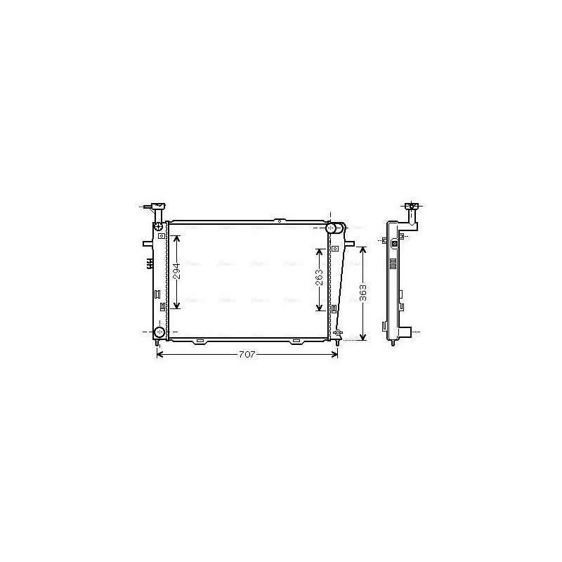 RAD EAU-VL/VUL- HYUNDAI- PRE