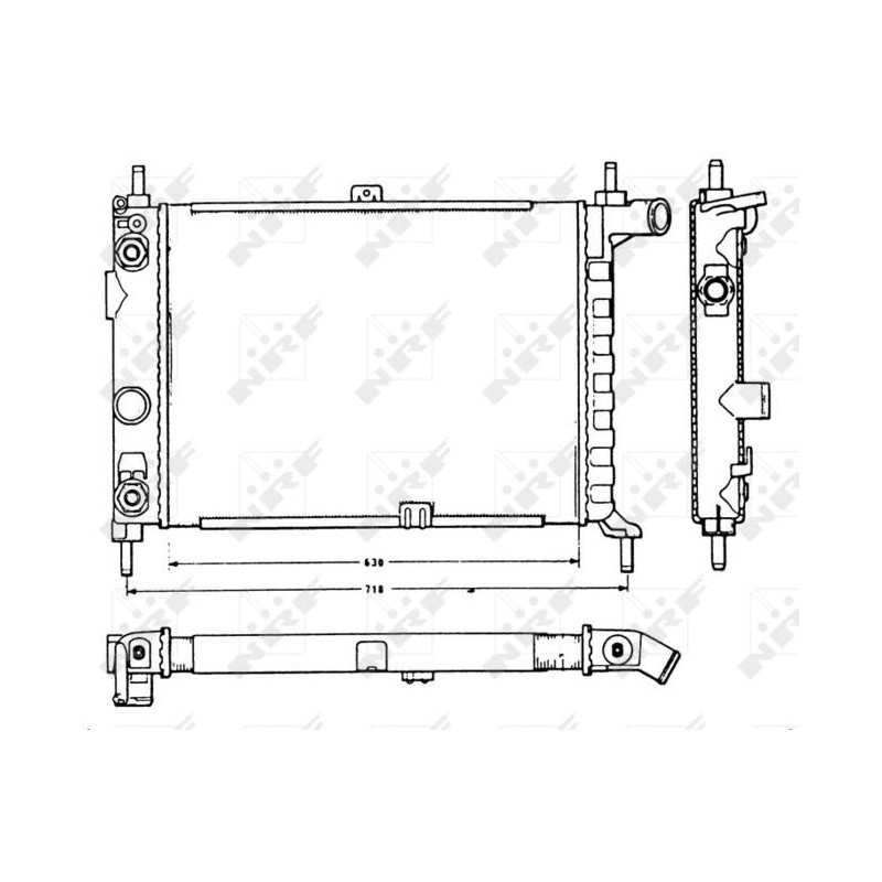 RAD OPEL KADETT 1.6 85- RADIATORS A