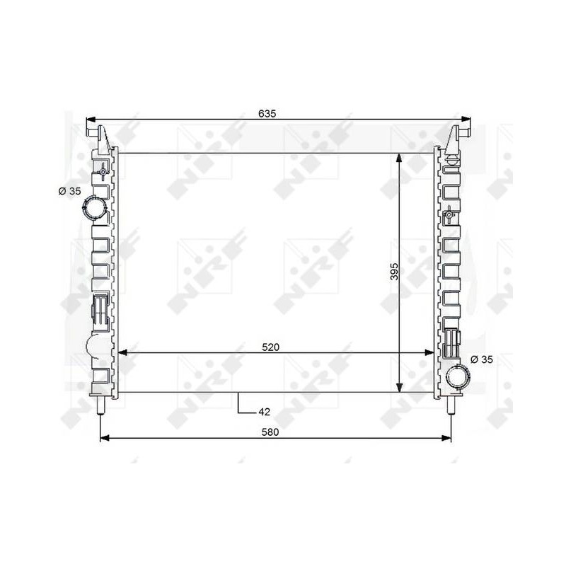 RAD FIAT STRADA 1.3D 98- RADIATORS