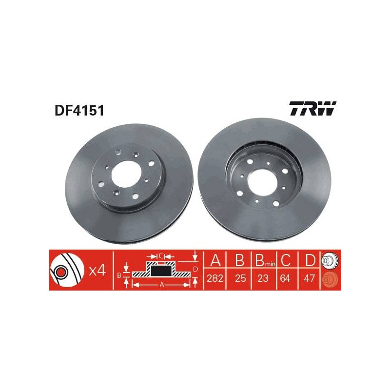 PAIRE DE DISQUES