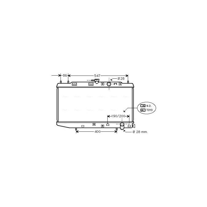 RAD EAU-VL/VUL- HONDA- PRE