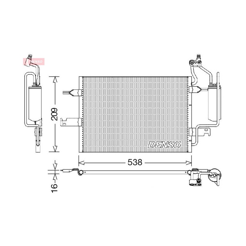 CONDENSEUR OPEL MERIVA A