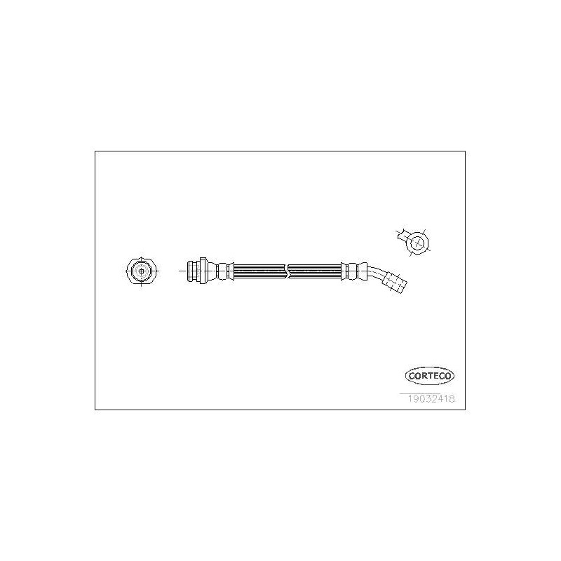FLEXIBLE DE FREIN NISSAN MICRA 1