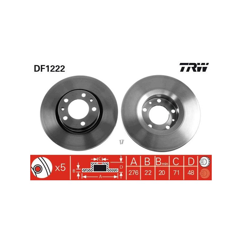 PAIRE DE DISQUES