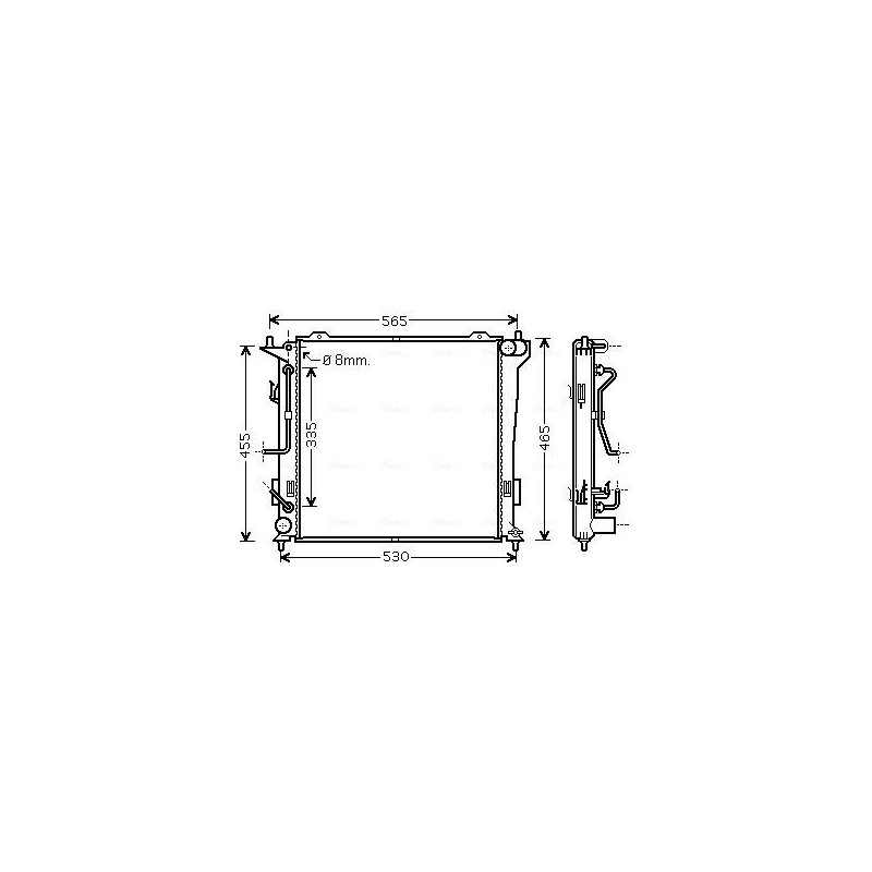 RAD EAU-VL/VUL- HYUNDAI- PRE