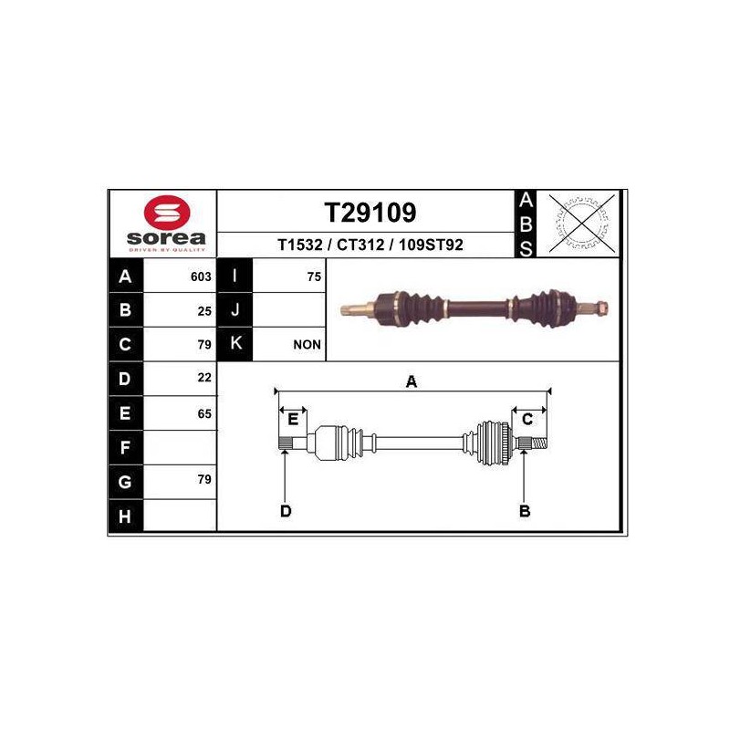 TRANSMISSION / XSARA 1.4 BERLINE