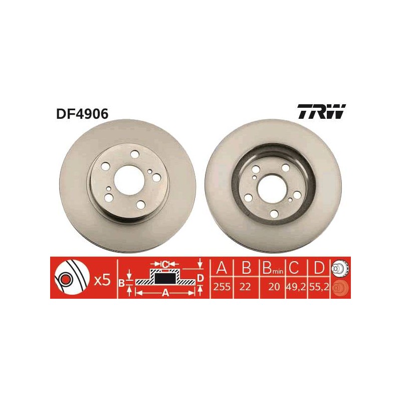 PAIRE DE DISQUES