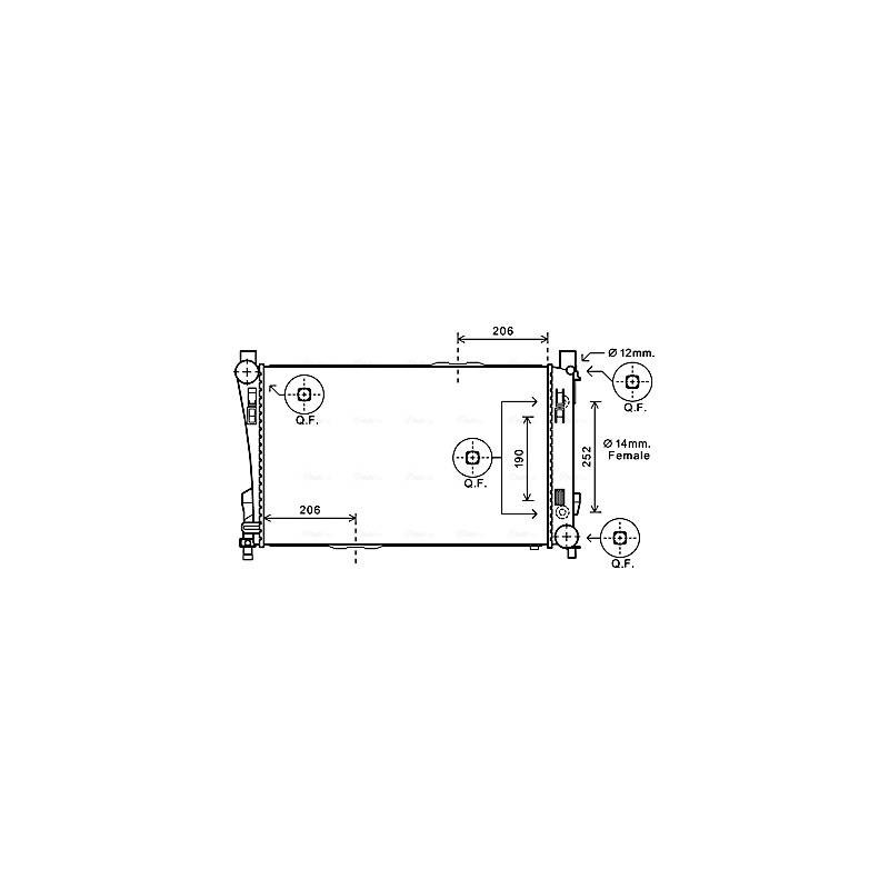 RAD EAU-VL/VUL- MERCEDES- PRE
