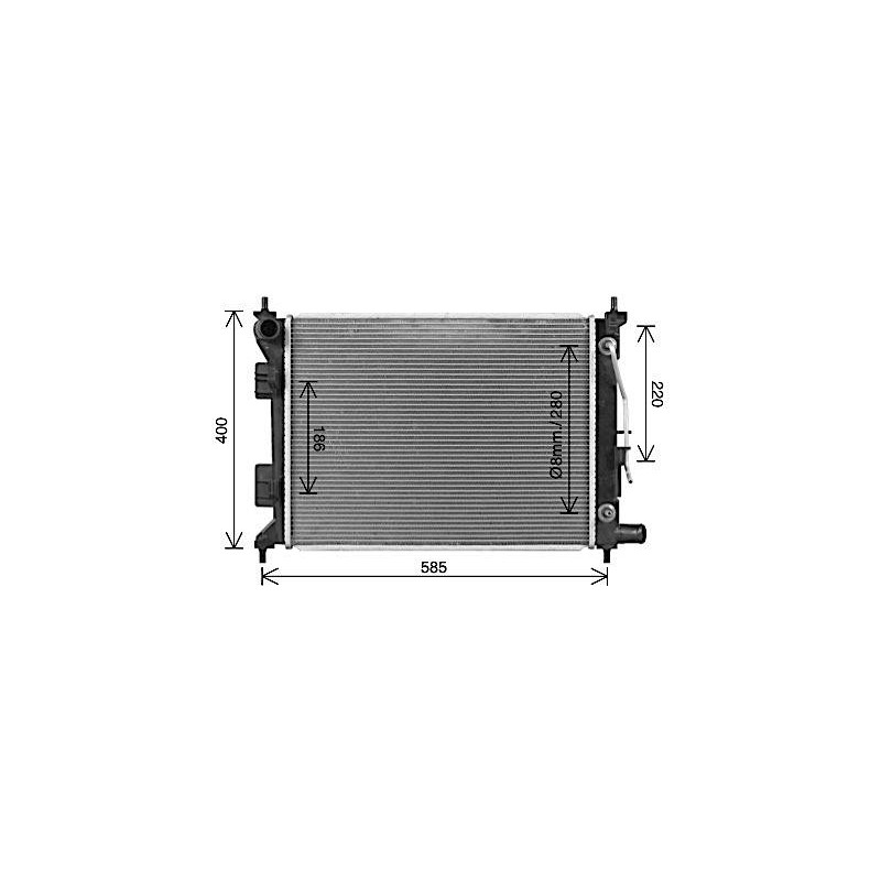 RAD EAU-VL/VUL- HYUNDAI - PRE