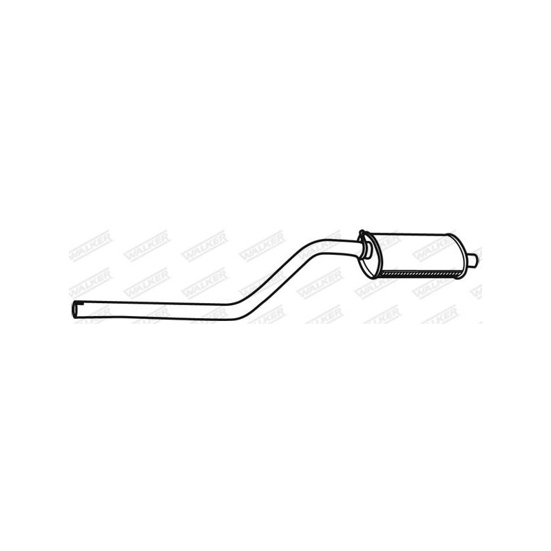 SILENCIEUX INTERMEDIAIRE FIAT FIORI