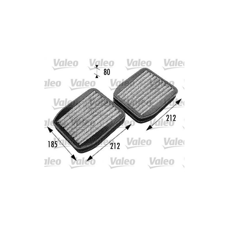 FILTRE HAB (X2) MERC CLASS E (CA)