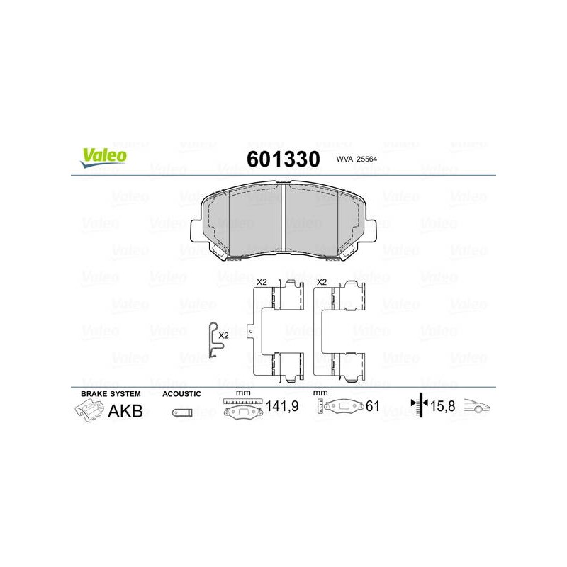 PLAQ FREIN MAZ CX-5 AV