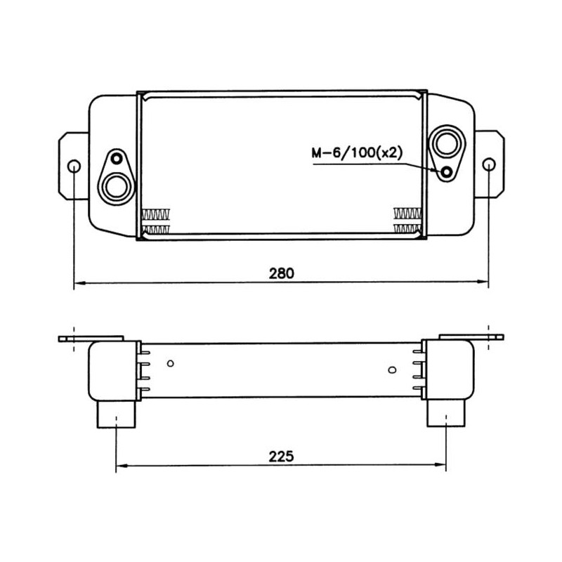RH FIAT PALIO 1.7D 97- OILCOOLERS-