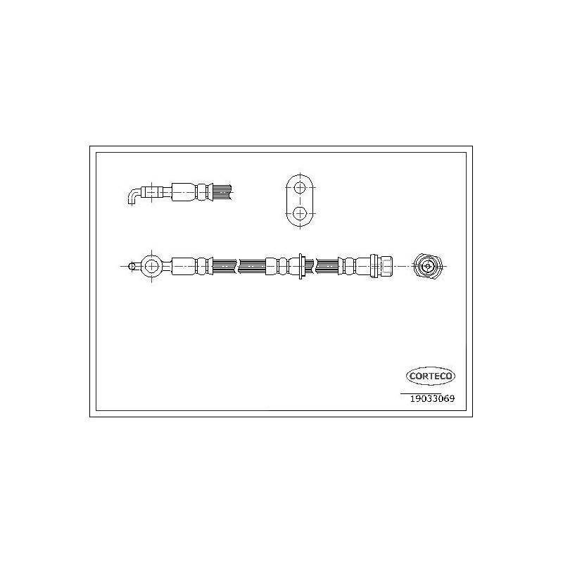FLEXIBLE DE FREIN TOYOTA CELICA