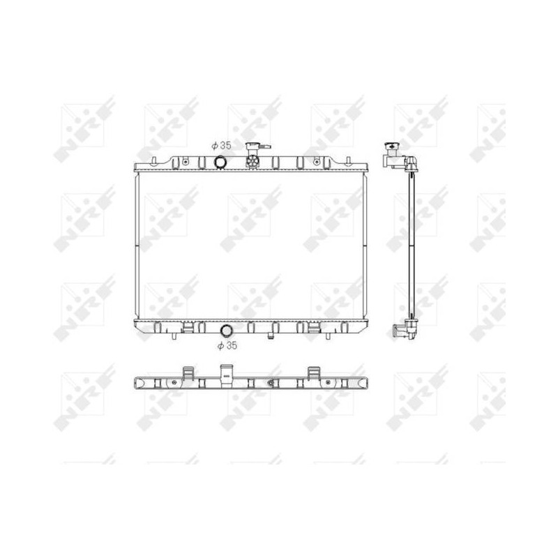 RAD NISSAN X-TRAIL 2.0 07- RADIATOR