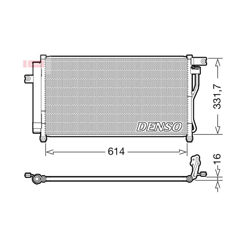 CONDENSEUR HYUNDAI ACCENT