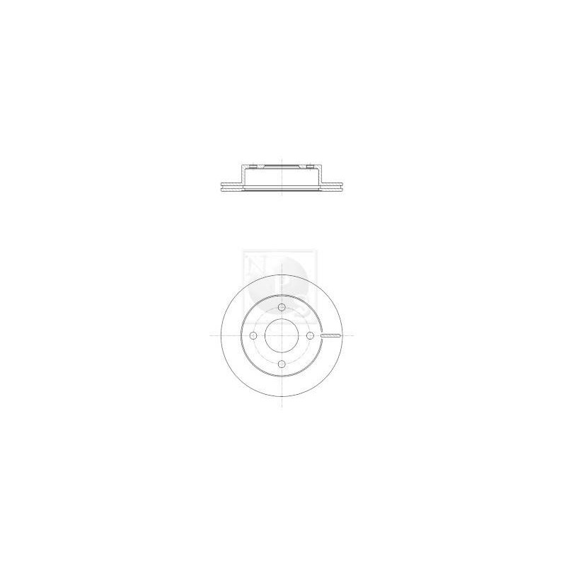 DISQUE DE FREIN AVANT
