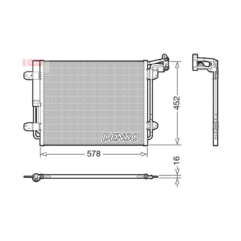 CONDENSEUR VW TIGUAN 15 18