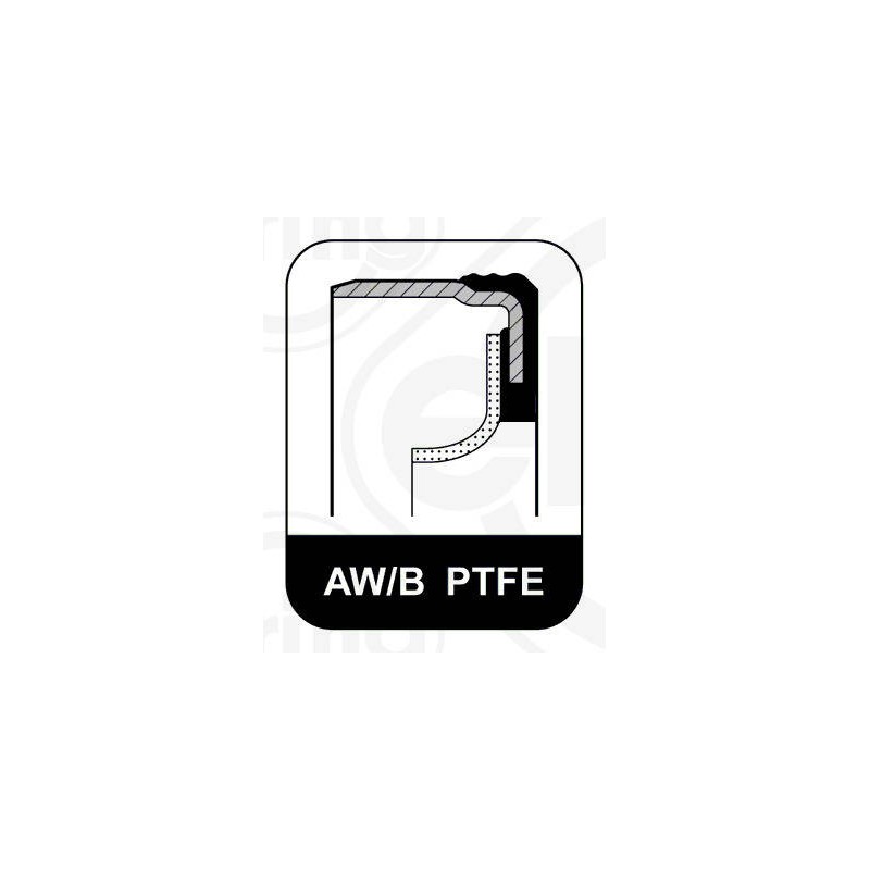 135X153X13 RD / AW/B PTFE/ACM BAGUE