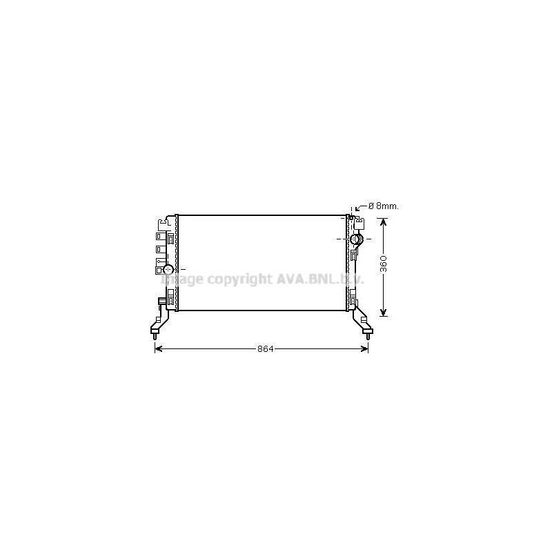 RAD EAU-VL/VUL- RENAULT- PRE