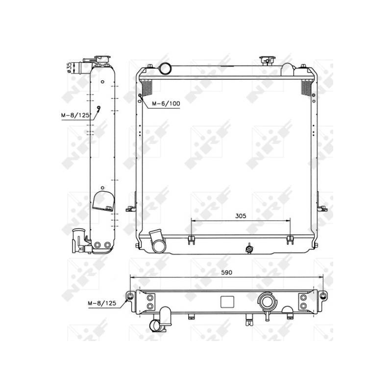 RAD TOYOTA DYNA 150 RADIATORS CU-