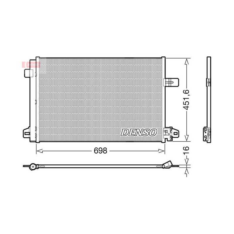 CONDENSEUR VW TRANSPORTER VI/MULTIV