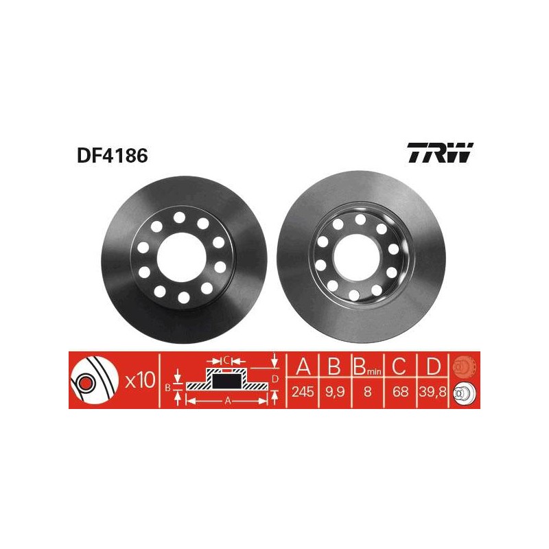 PAIRE DE DISQUES