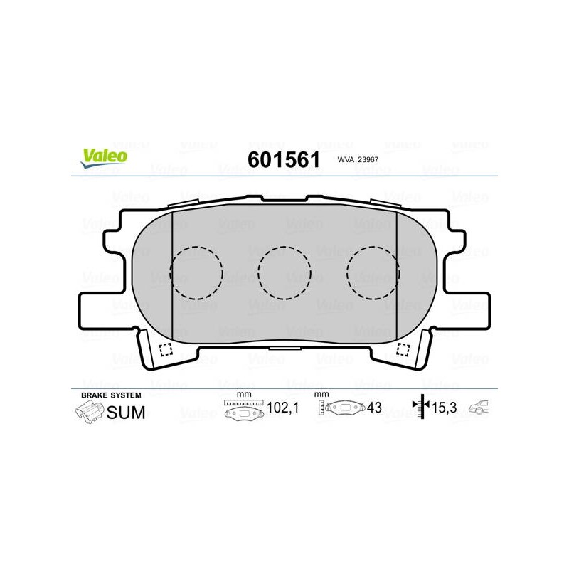 PLAQ FR LEXUS RX (U3) AR