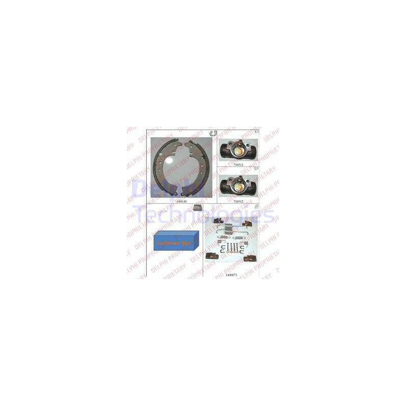 KIT DE FREIN NON PREMONTE