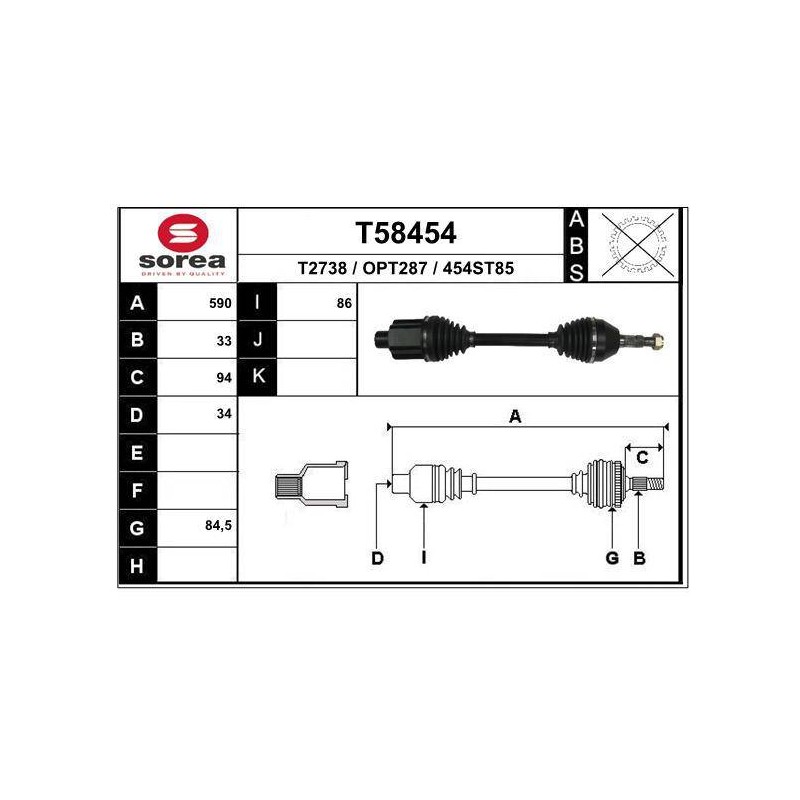 TRANSMISSION / OPEL ASTRA J 1.4 BVM