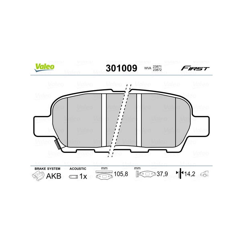 PLAQ FREIN FIRST RENAULT KOLEOS