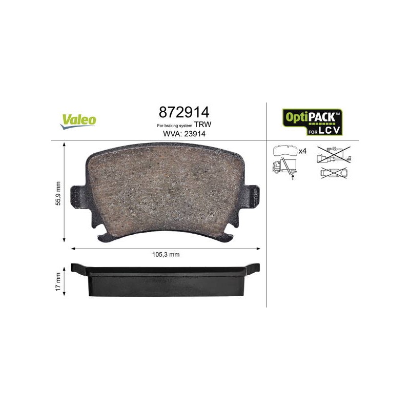 OPTIPACK POUR LCV VOLKSWAGEN CADDY