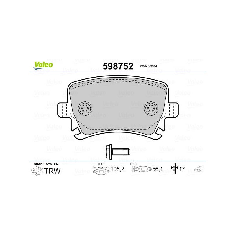 PLAQ FREIN AUDI A6 SERIE III