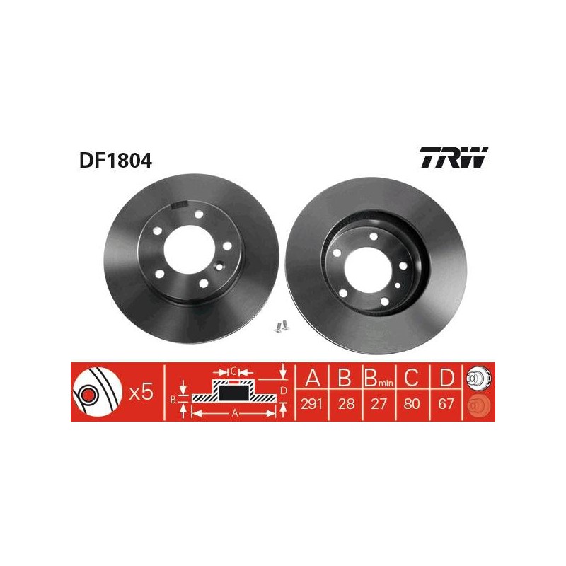 PAIRE DE DISQUES