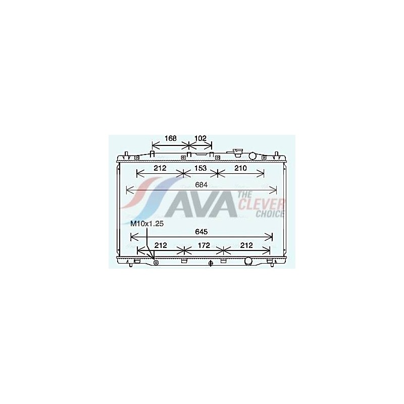 RAD EAU-VL/VUL- HONDA- PRE
