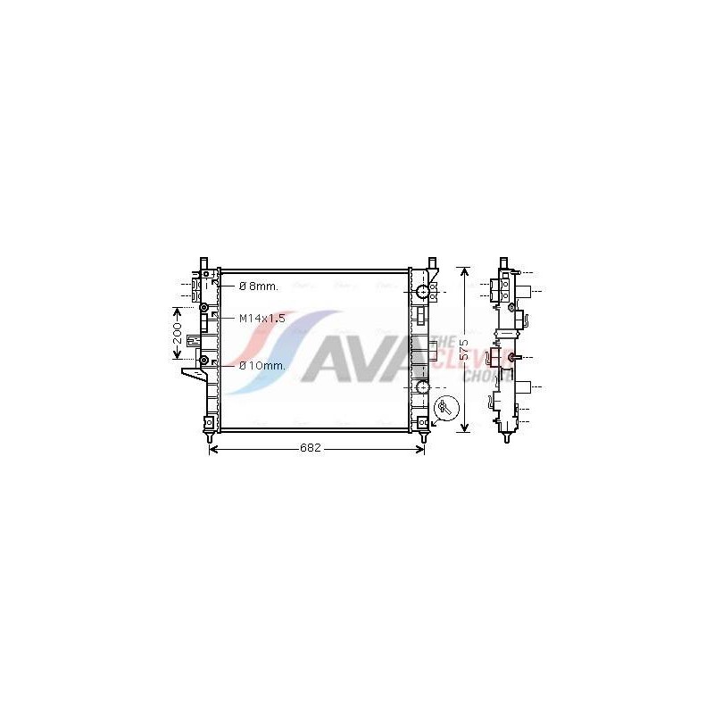 RAD EAU-VL/VUL- MERCEDES- ALT