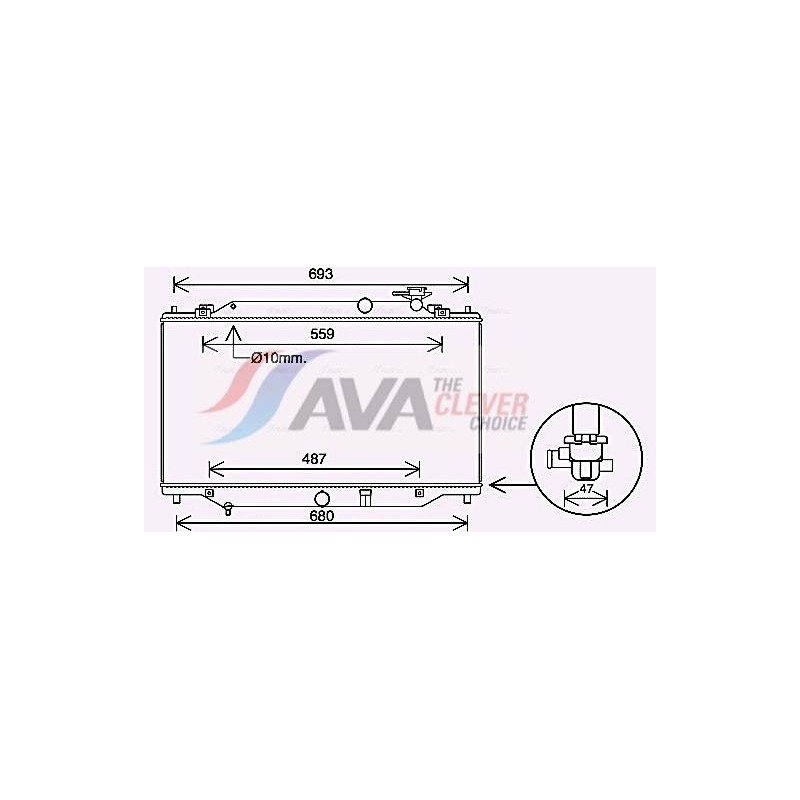 RAD EAU-VL/VUL- MAZDA- PRE
