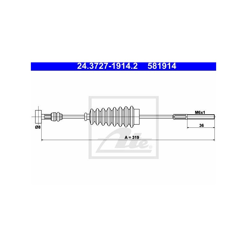 CABLE DE FREIN A MAIN
