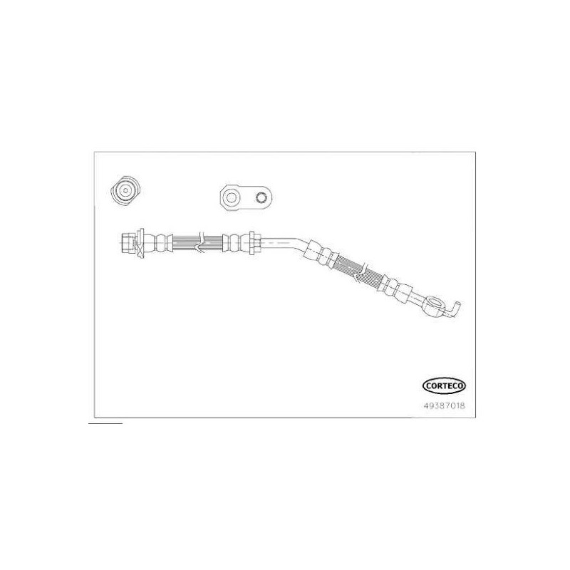 FLEXIBLE DE FREIN TOYOTA YARIS (