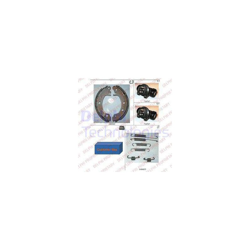 KIT DE FREIN NON PREMONTE