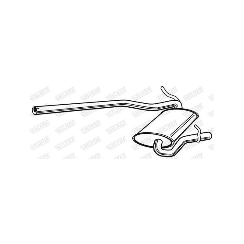 SILENCIEUX INTERMEDIAIRE AUDI A4 18