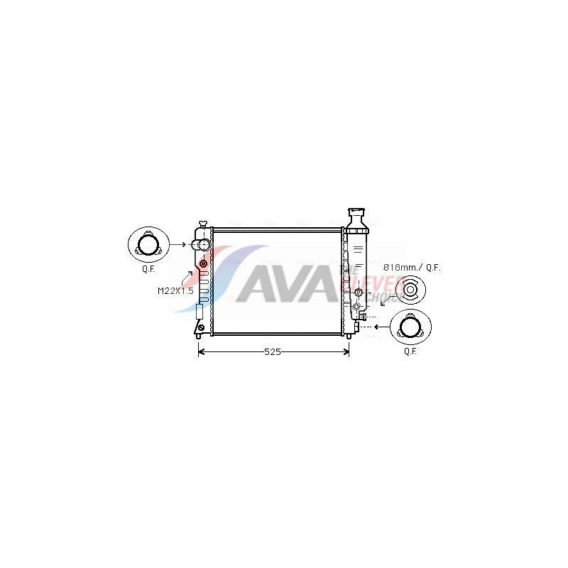 RAD EAU-VL/VUL- PEUGEOT- PRE