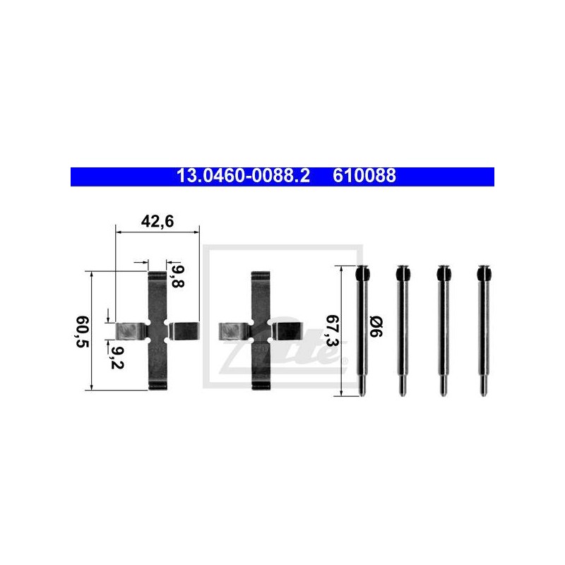 ACCESSOIRES PLAQUETTES DE FREIN